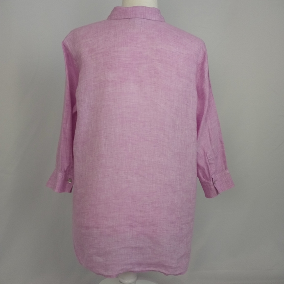 J. Jill Love Linen Light Purple Pullover Top - Picture 6 of 9